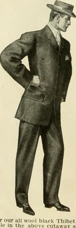 An illustration from Men's ready made clothing : sample book 89F., 1906, leaf 9