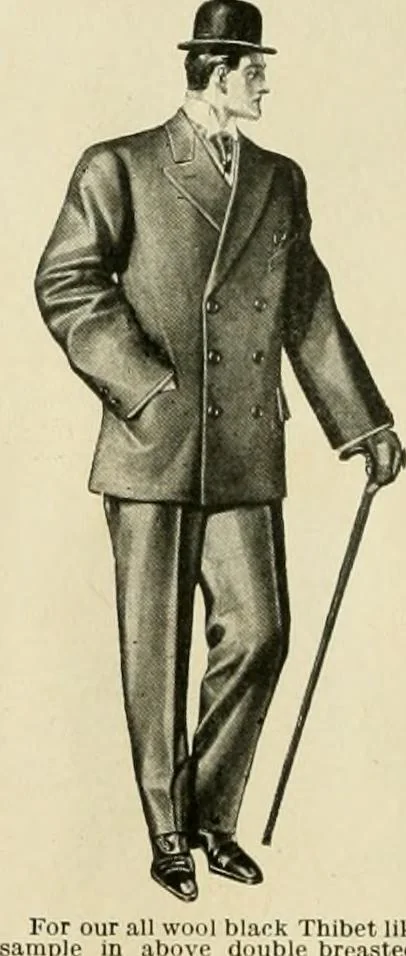 An illustration from Men's ready made clothing : sample book 89F., 1906, leaf 9