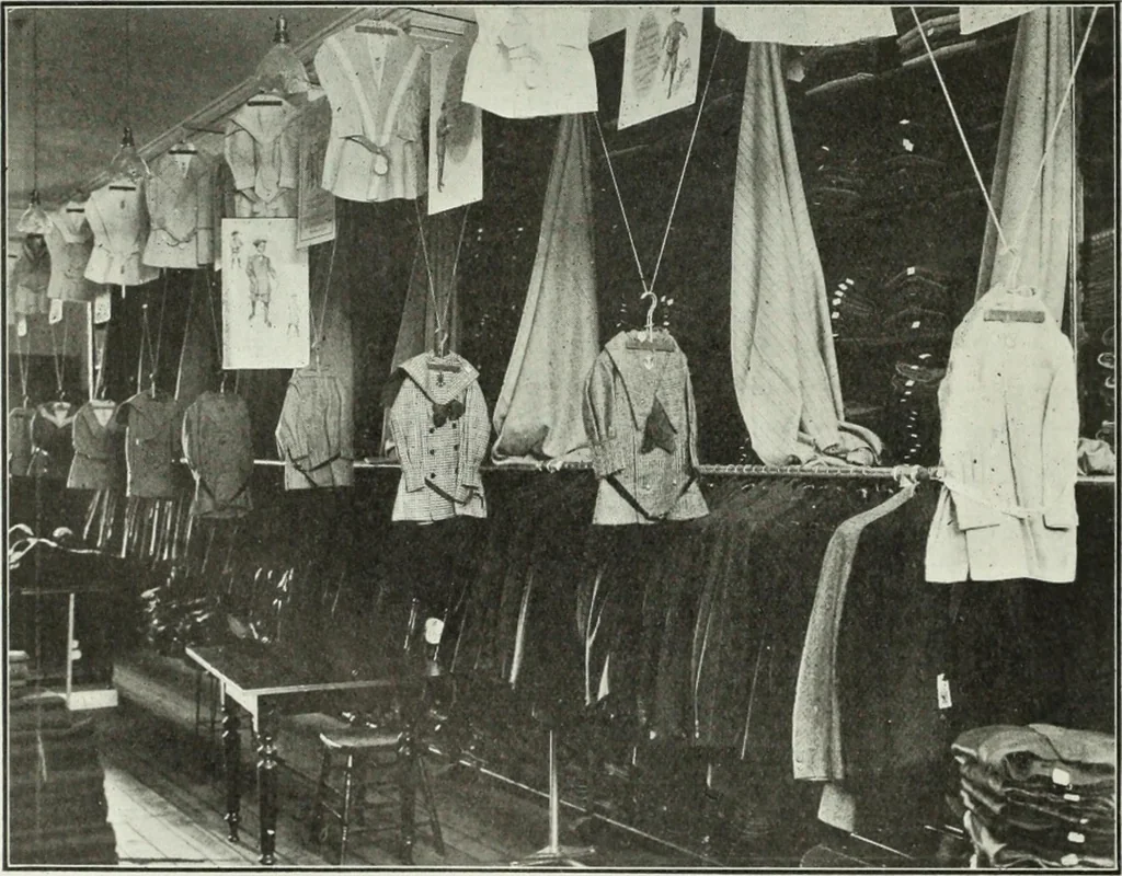 An illustration from Men's wear of Canada (April-December 1911), 1911, leaf 117