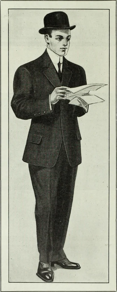 An illustration from Men's wear of Canada (April-December 1911), 1911, leaf 119