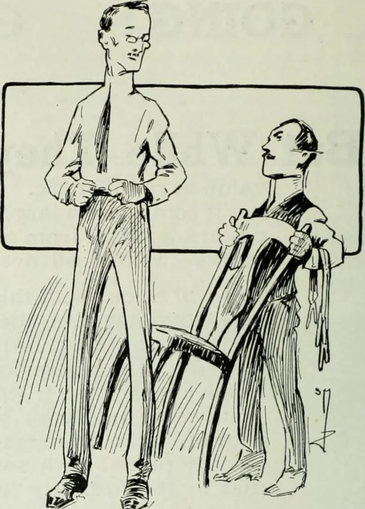 An illustration from Men's wear of Canada (April-December 1911), 1911, leaf 123