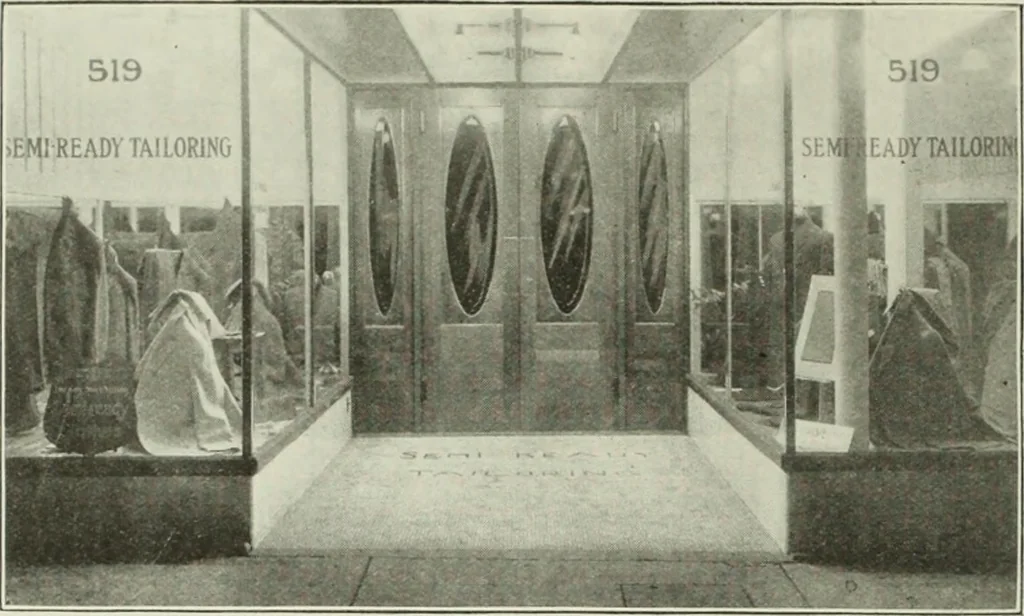 An illustration from Men's wear of Canada (April-December 1911), 1911, leaf 169