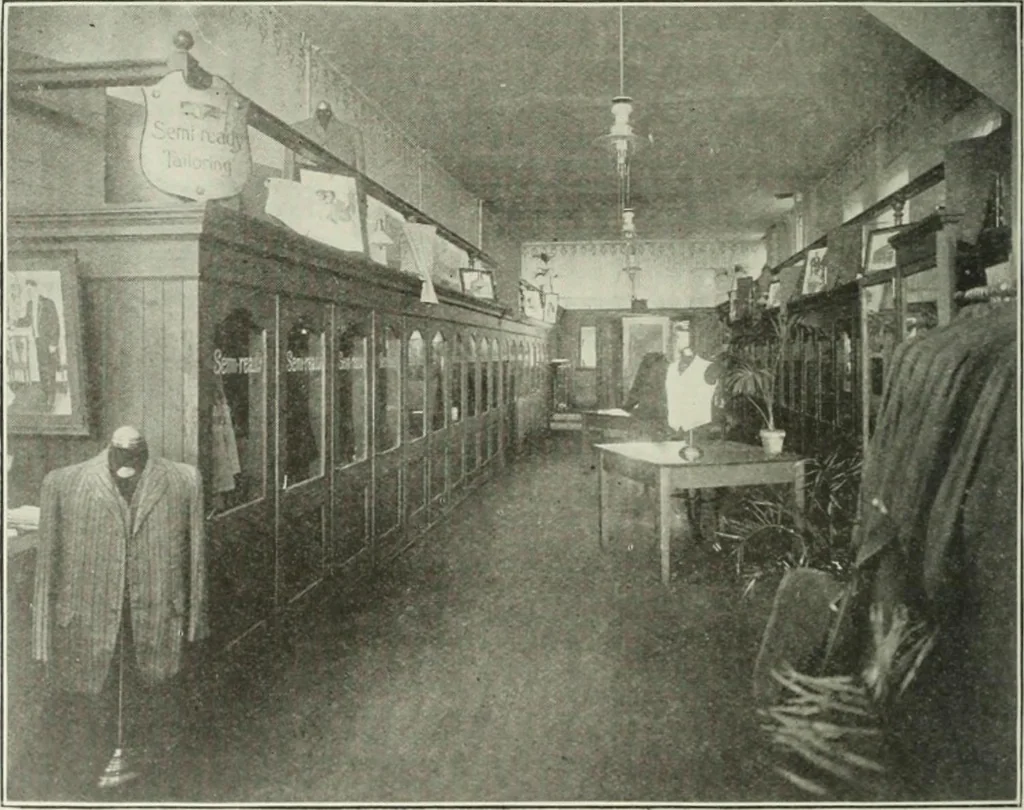 An illustration from Men's wear of Canada (April-December 1911), 1911, leaf 169