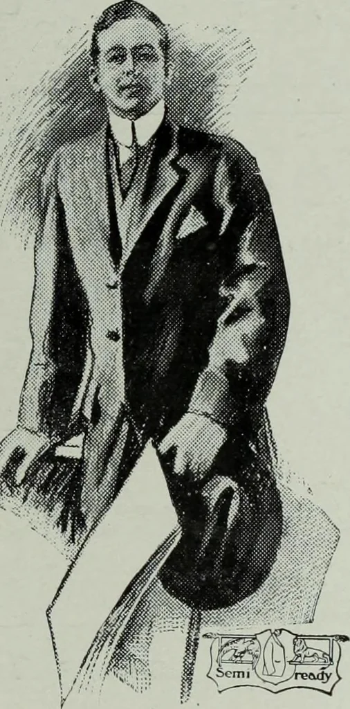 An illustration from Men's wear of Canada (April-December 1911), 1911, leaf 174