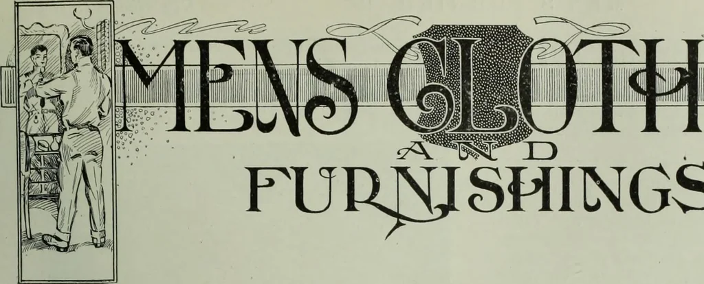 An illustration from Men's wear of Canada (April-December 1911), 1911, leaf 176
