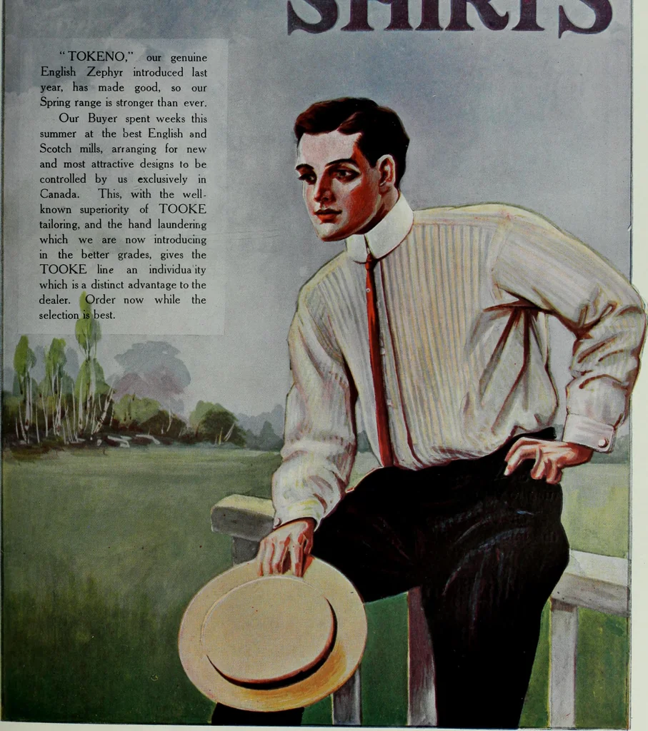 An illustration from Men's wear of Canada (April-December 1911), 1911, leaf 194