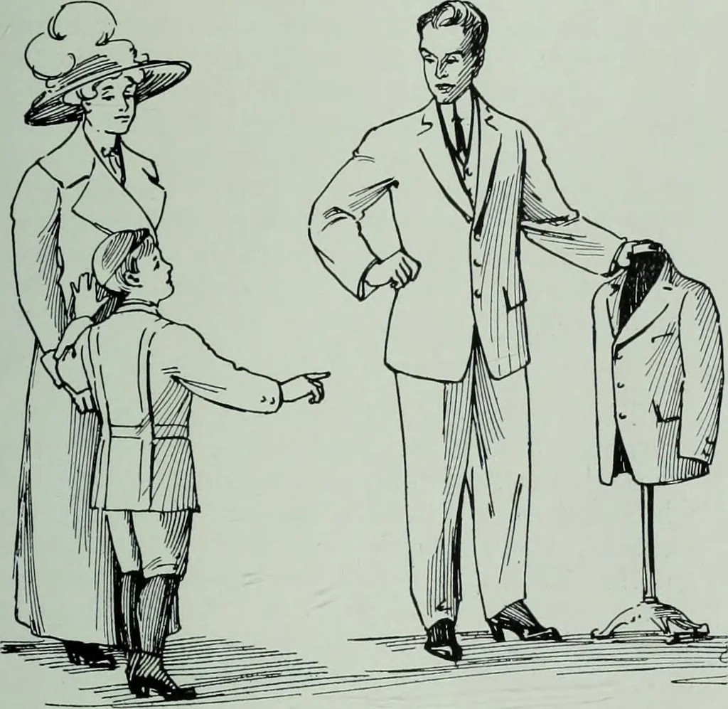 An illustration from Men's wear of Canada (April-December 1911), 1911, leaf 232
