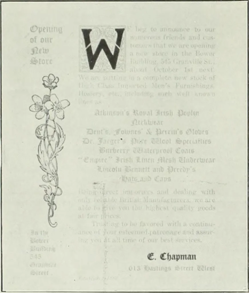 An illustration from Men's wear of Canada (April-December 1911), 1911, leaf 319