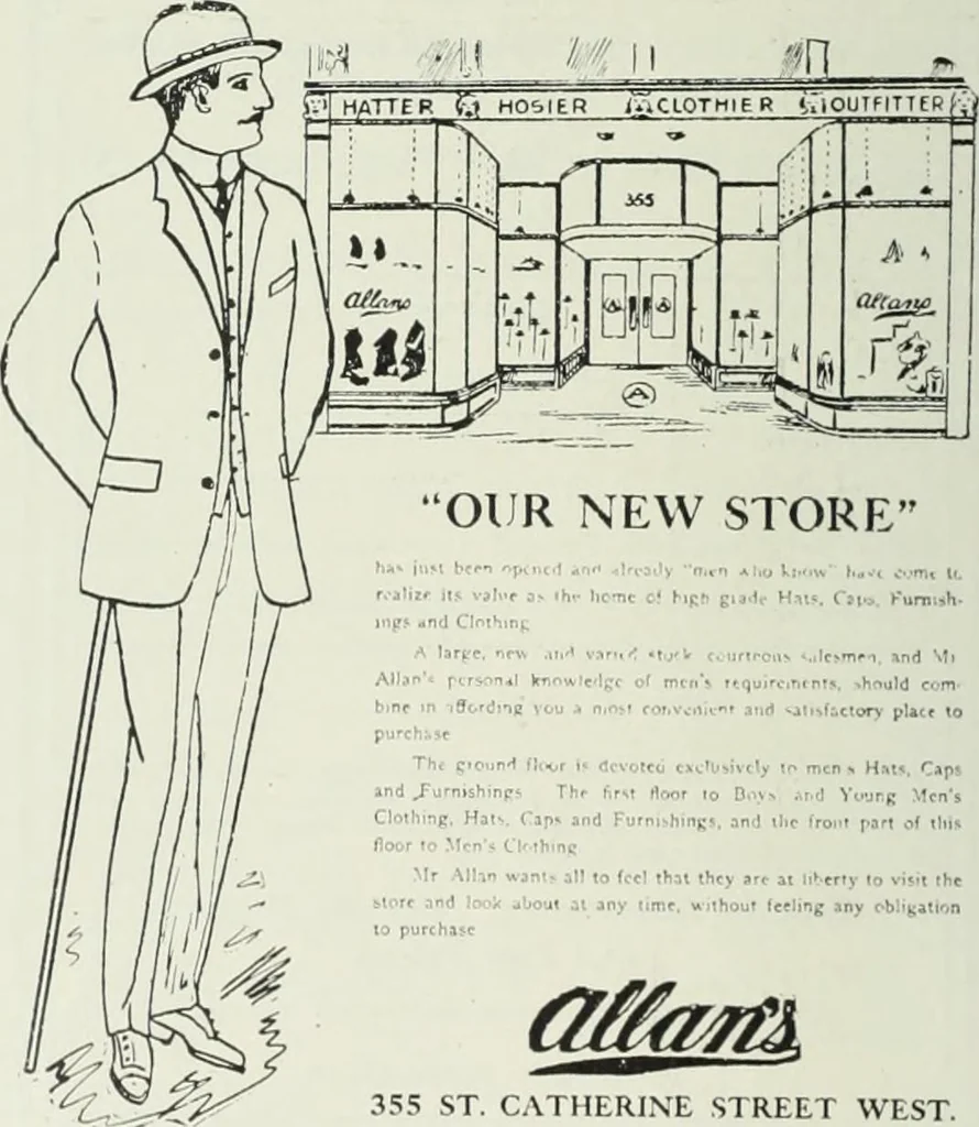 An illustration from Men's wear of Canada (April-December 1911), 1911, leaf 319