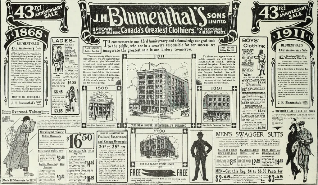 An illustration from Men's wear of Canada (April-December 1911), 1911, leaf 325
