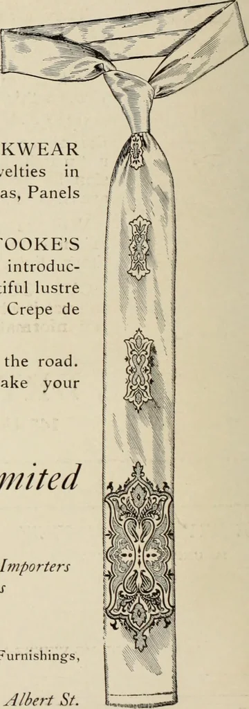 An illustration from Men's wear of Canada (January-December 1912), 1912, leaf 105