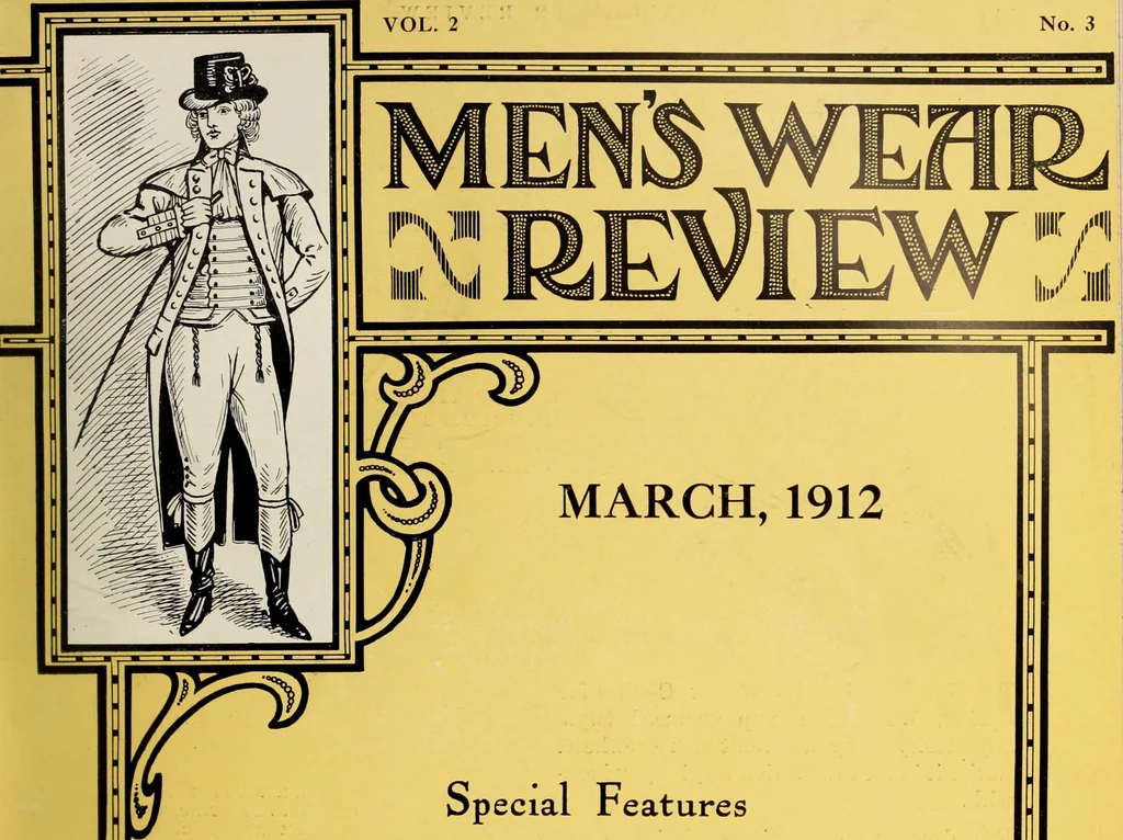 An illustration from Men's wear of Canada (January-December 1912), 1912, leaf 106