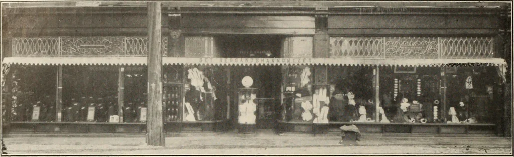 An illustration from Men's wear of Canada (January-December 1912), 1912, leaf 131