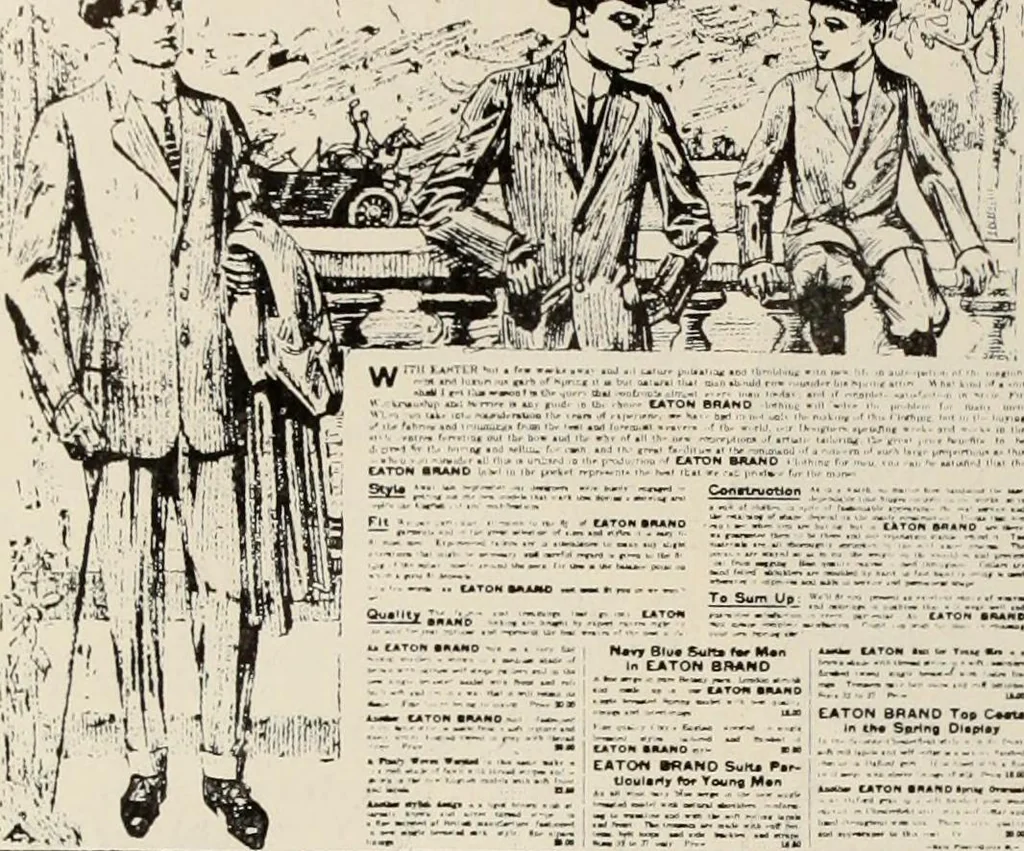 An illustration from Men's wear of Canada (January-December 1912), 1912, leaf 139