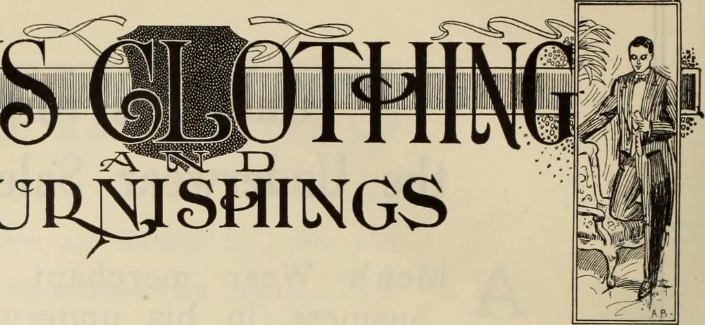 An illustration from Men's wear of Canada (January-December 1912), 1912, leaf 161
