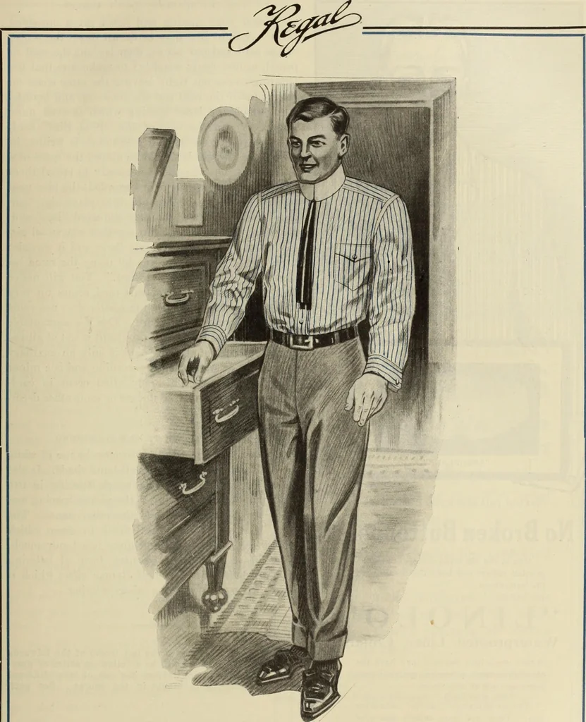 An illustration from Men's wear of Canada (January-December 1912), 1912, leaf 166