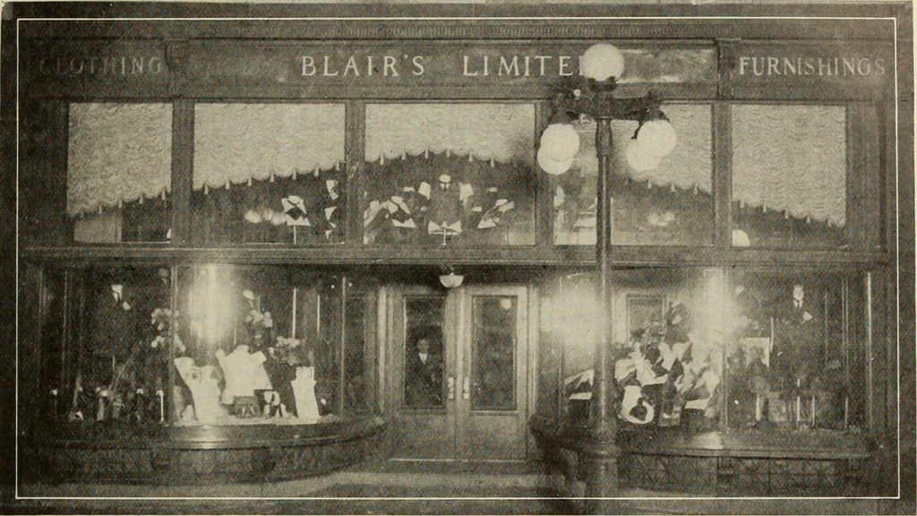 An illustration from Men's wear of Canada (January-December 1912), 1912, leaf 180