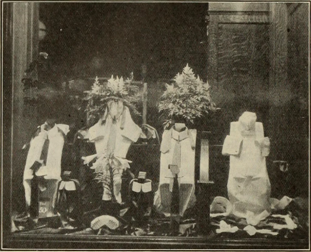 An illustration from Men's wear of Canada (January-December 1912), 1912, leaf 201
