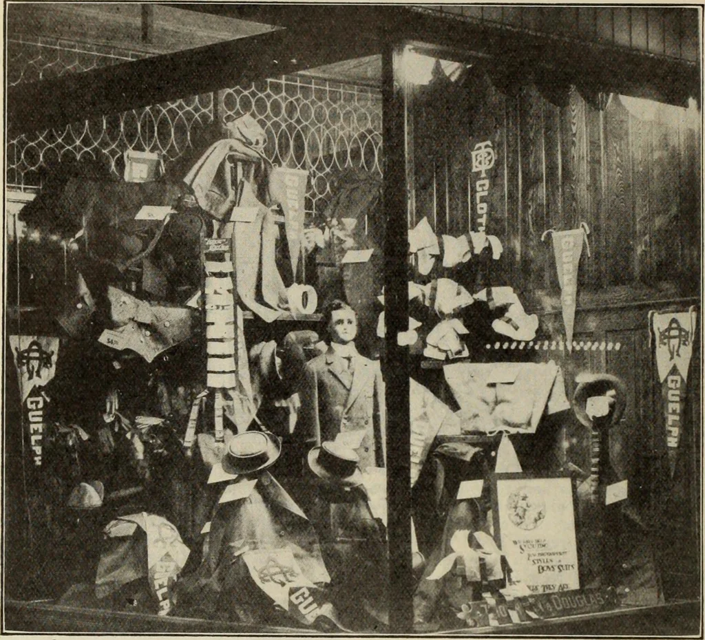 An illustration from Men's wear of Canada (January-December 1912), 1912, leaf 203