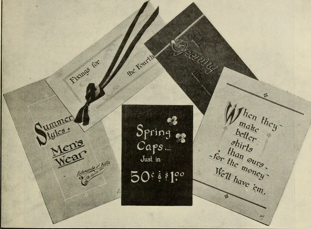 An illustration from Men's wear of Canada (January-December 1912), 1912, leaf 336
