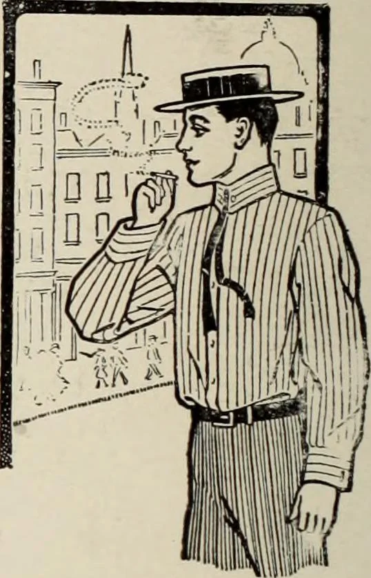 An illustration from Men's wear of Canada (January-December 1912), 1912, leaf 353