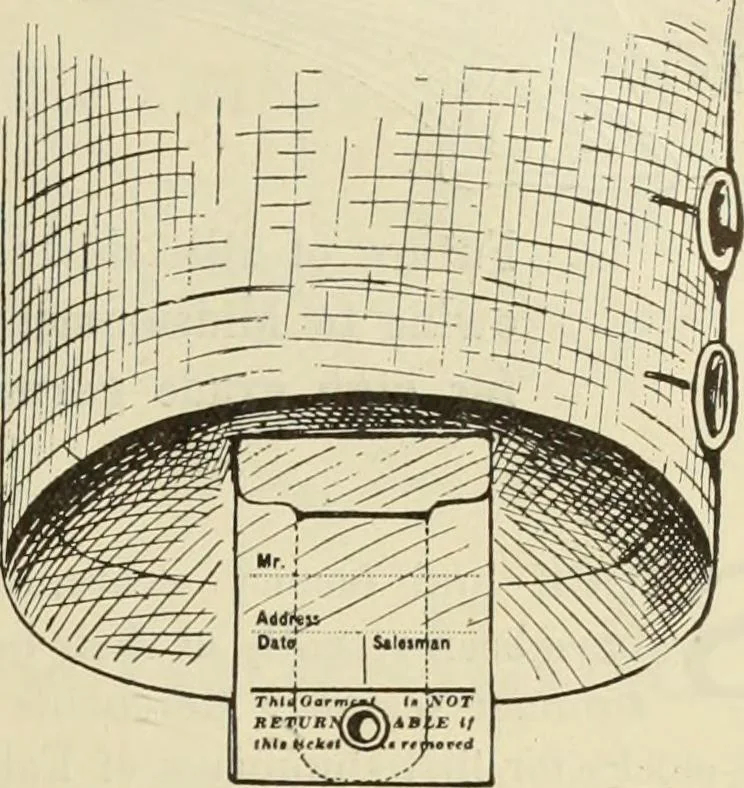 An illustration from Men's wear of Canada (January-December 1912), 1912, leaf 366
