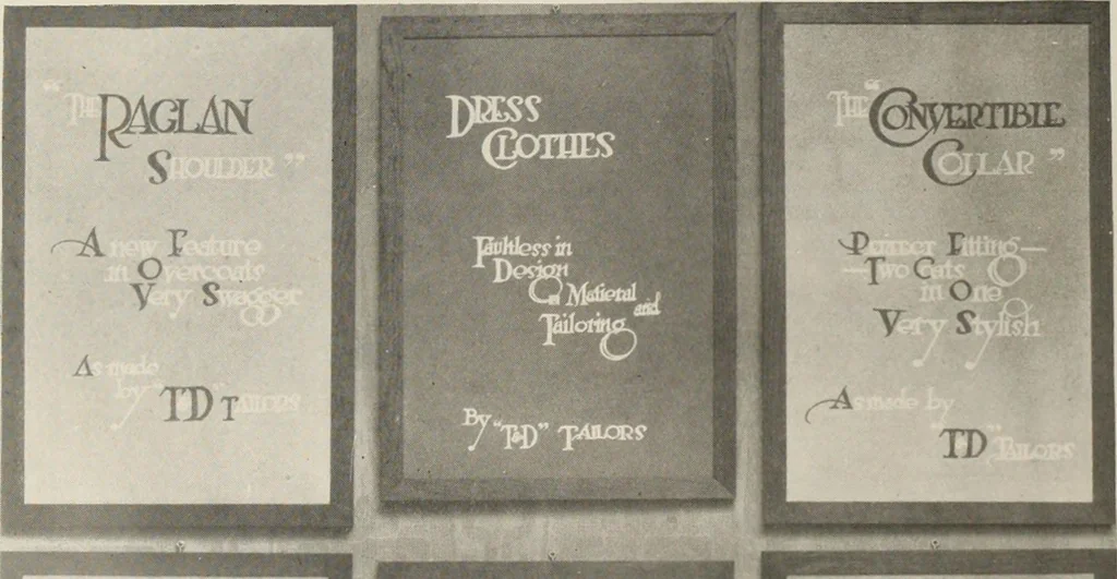 An illustration from Men's wear of Canada (January-December 1912), 1912, leaf 37
