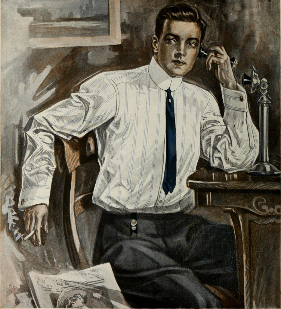 An illustration from Men's wear of Canada (January-December 1912), 1912, leaf 405