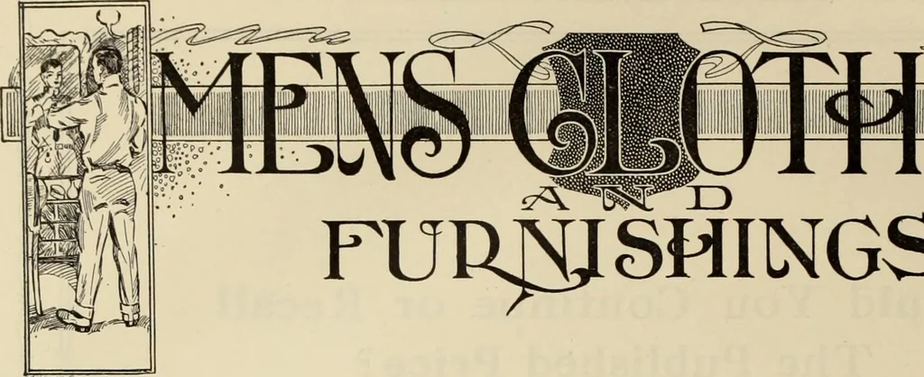 An illustration from Men's wear of Canada (January-December 1912), 1912, leaf 473