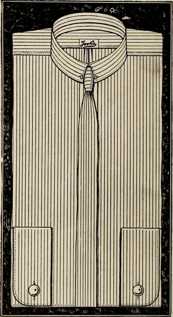 An illustration from Men's wear of Canada (January-December 1912), 1912, leaf 49