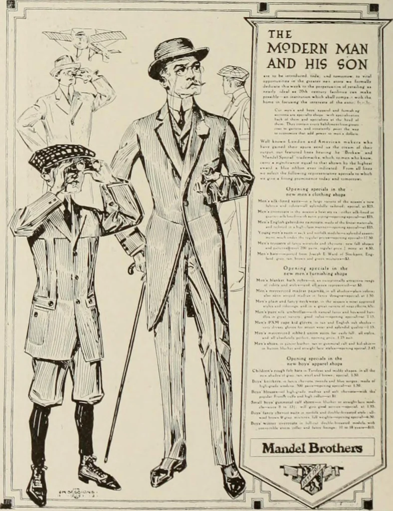 An illustration from Men's wear of Canada (January-December 1912), 1912, leaf 493