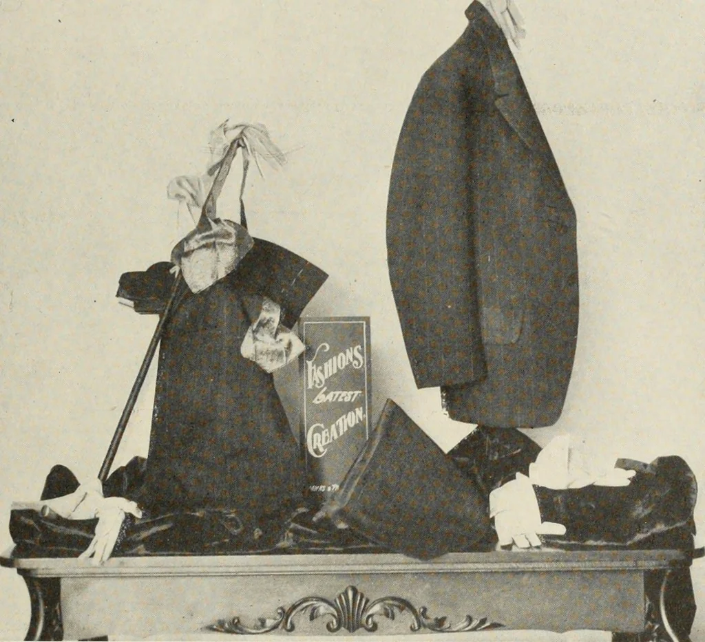An illustration from Men's wear of Canada (January-December 1912), 1912, leaf 496