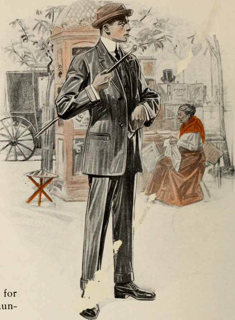 An illustration from Men's wear of Canada (January-December 1912), 1912, leaf 51