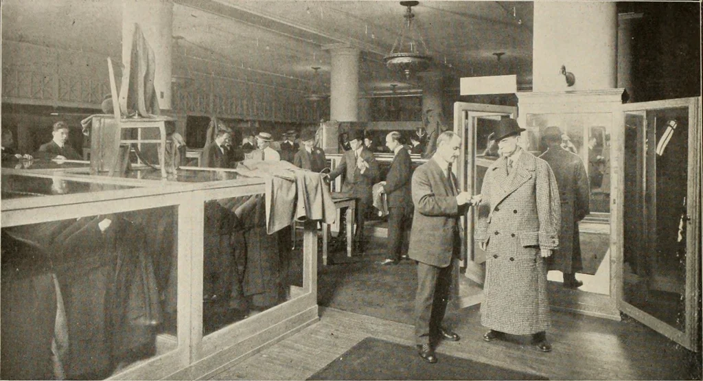 An illustration from Men's wear of Canada (January-December 1912), 1912, leaf 519