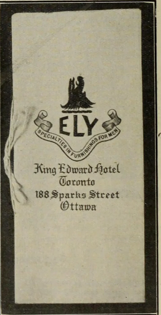 An illustration from Men's wear of Canada (January-December 1912), 1912, leaf 591