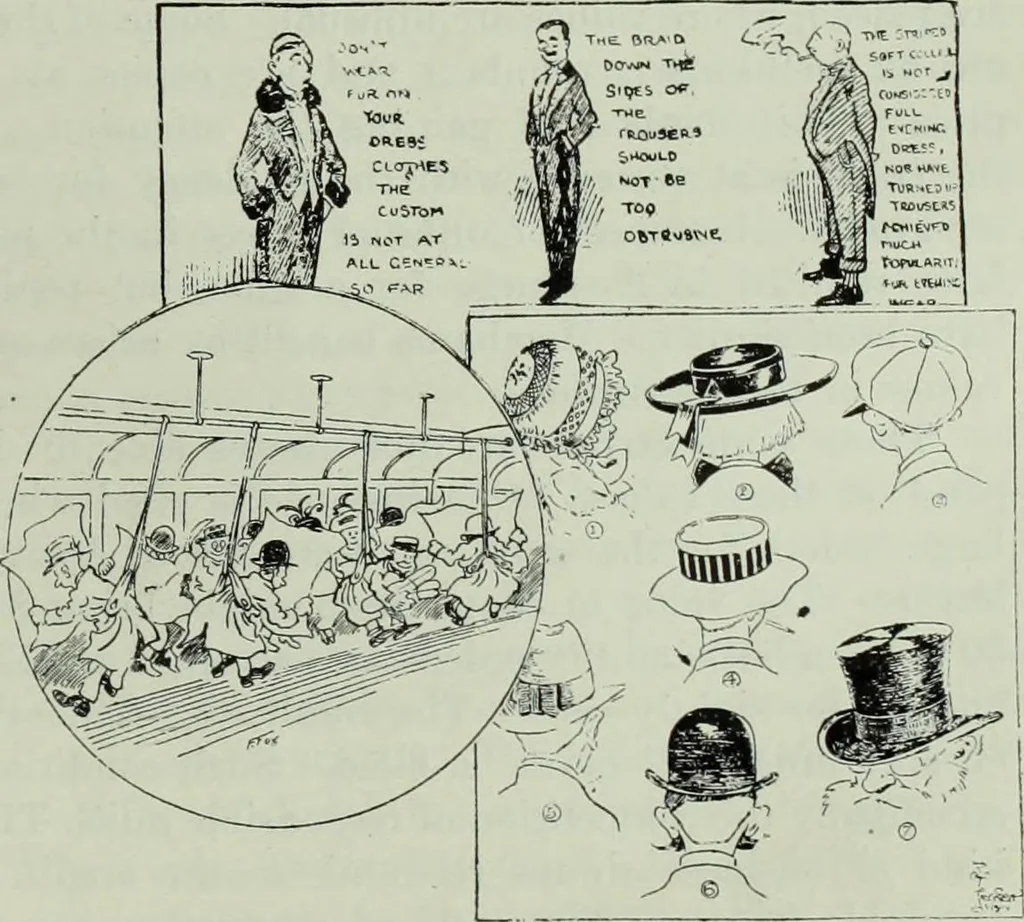 An illustration from Men's wear of Canada (January-December 1913), 1913, leaf 118