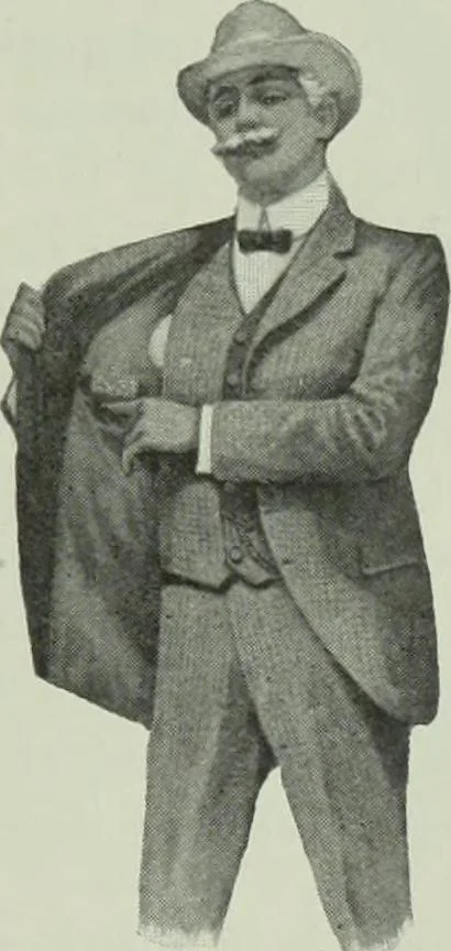 An illustration from Men's wear of Canada (January-December 1913), 1913, leaf 130