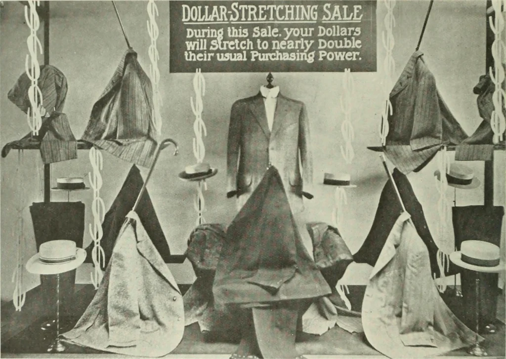 An illustration from Men's wear of Canada (January-December 1913), 1913, leaf 141