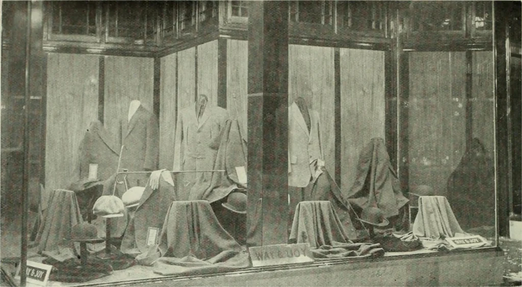 An illustration from Men's wear of Canada (January-December 1913), 1913, leaf 143