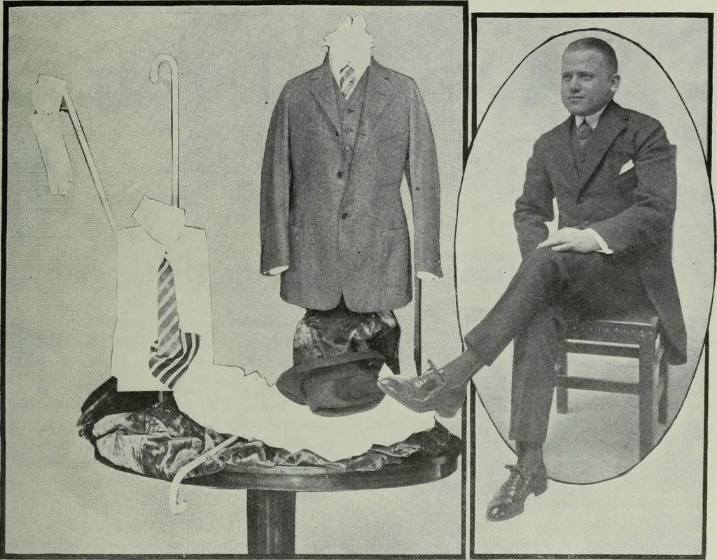 An illustration from Men's wear of Canada (January-December 1913), 1913, leaf 160