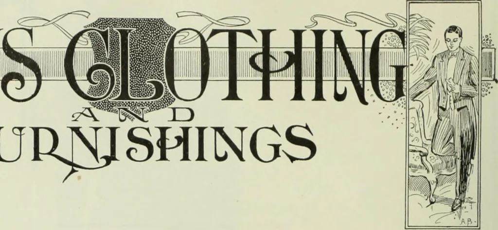 An illustration from Men's wear of Canada (January-December 1913), 1913, leaf 161