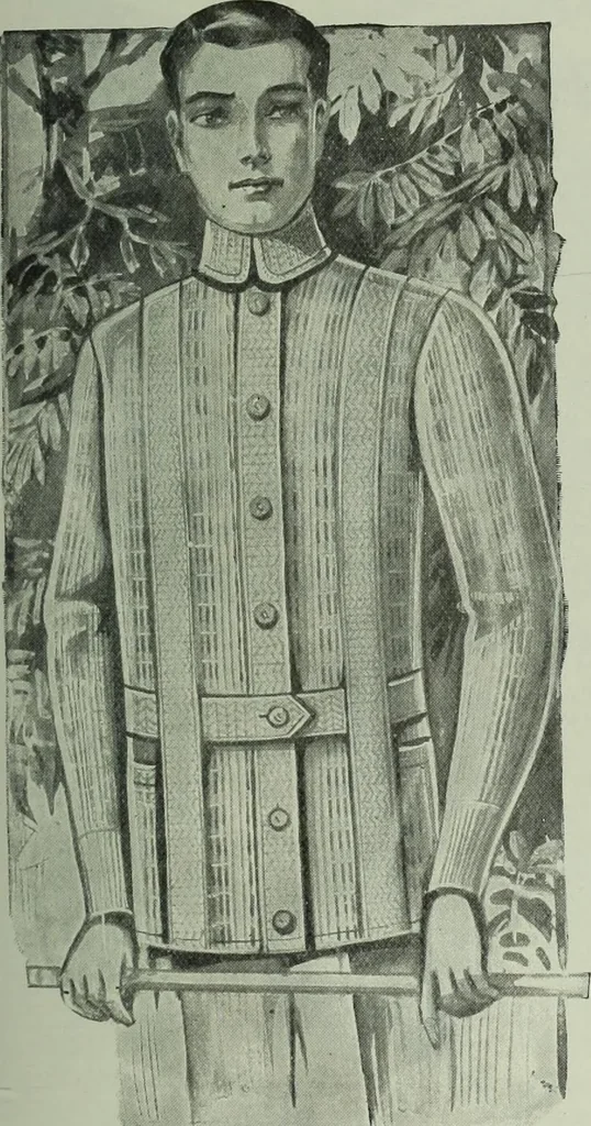 An illustration from Men's wear of Canada (January-December 1913), 1913, leaf 166