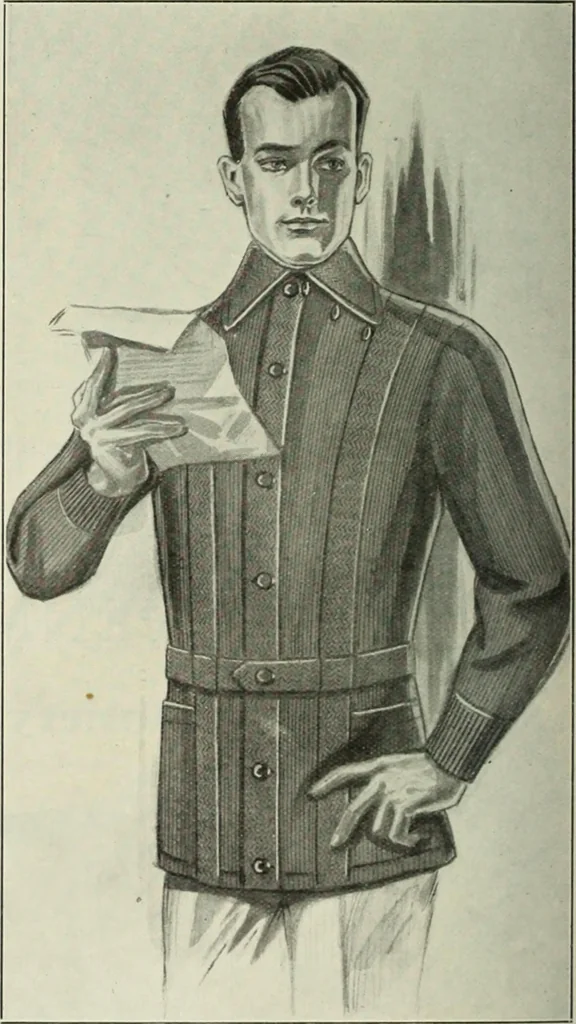 An illustration from Men's wear of Canada (January-December 1913), 1913, leaf 175