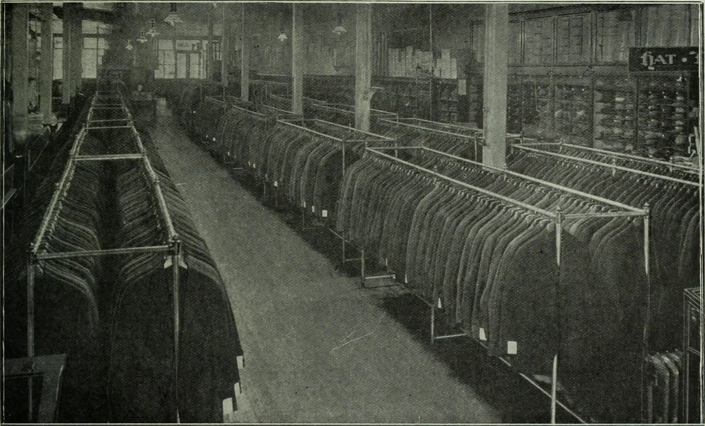 An illustration from Men's wear of Canada (January-December 1913), 1913, leaf 184