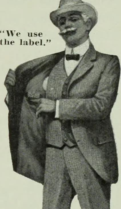 An illustration from Men's wear of Canada (January-December 1913), 1913, leaf 186