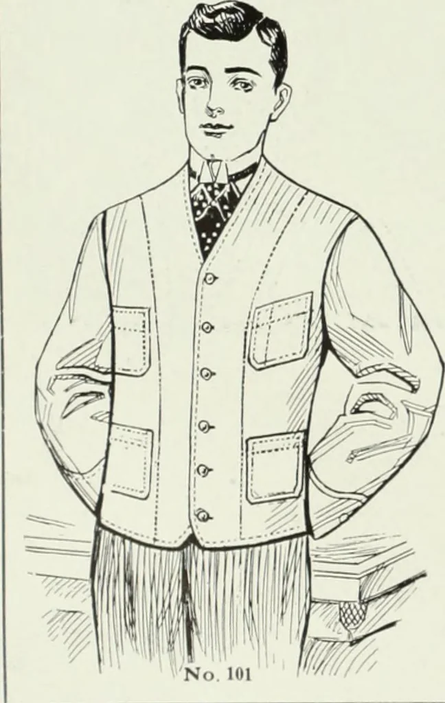 An illustration from Men's wear of Canada (January-December 1913), 1913, leaf 207