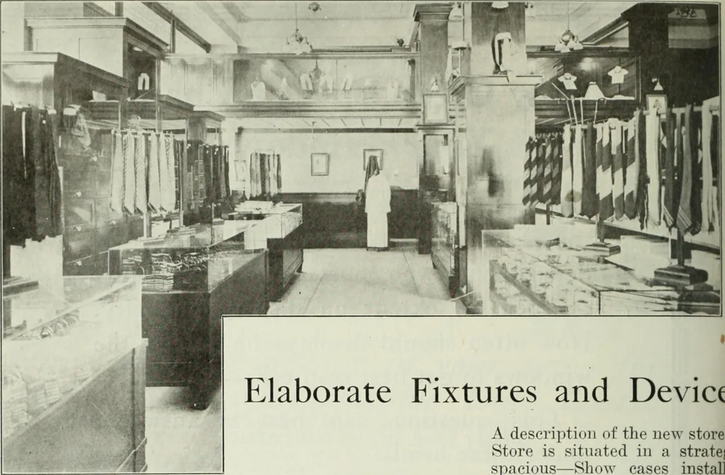 An illustration from Men's wear of Canada (January-December 1913), 1913, leaf 209