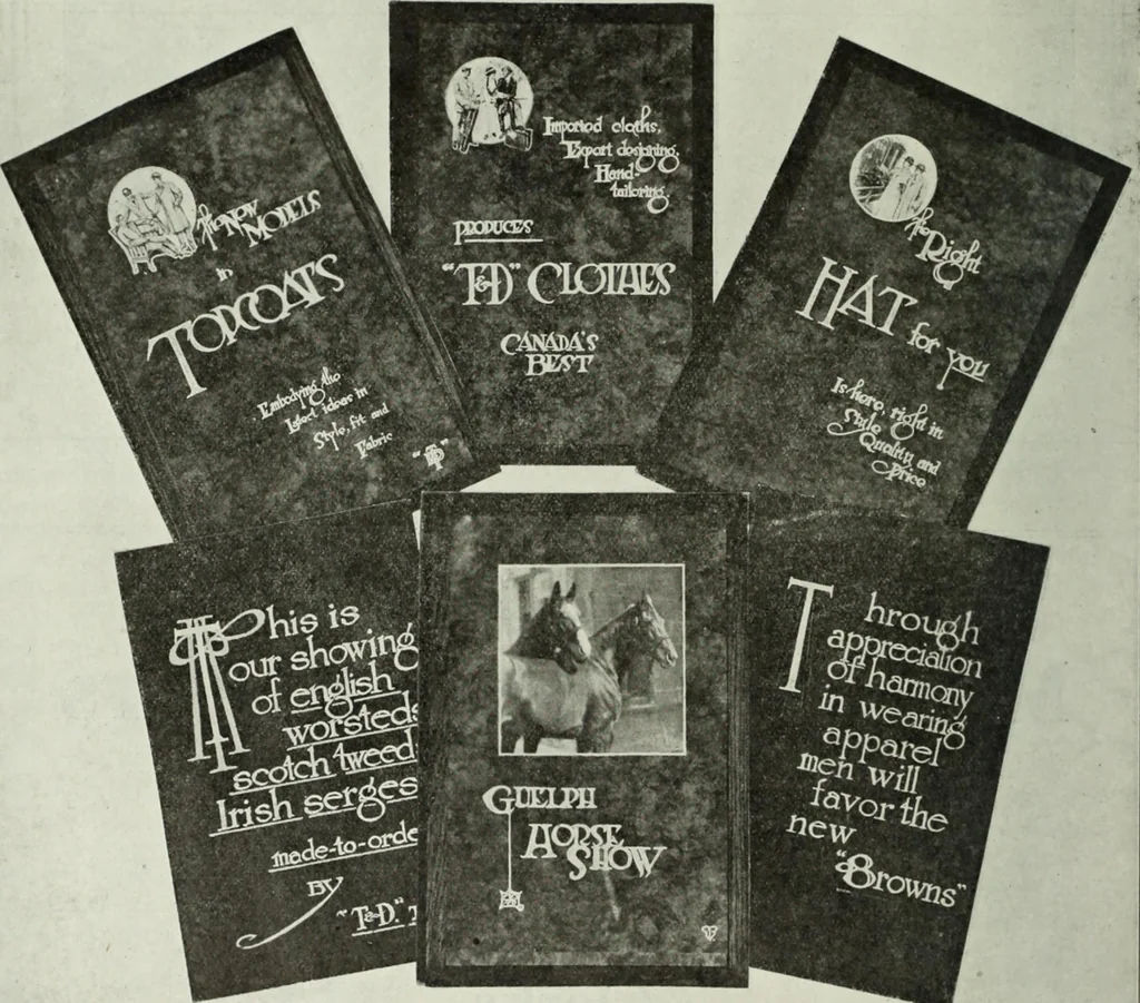 An illustration from Men's wear of Canada (January-December 1913), 1913, leaf 227