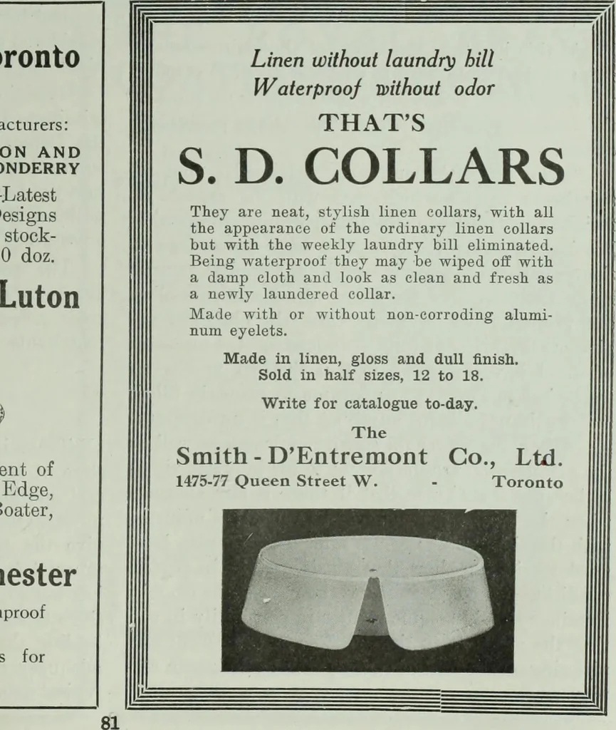 An illustration from Men's wear of Canada (January-December 1913), 1913, leaf 238