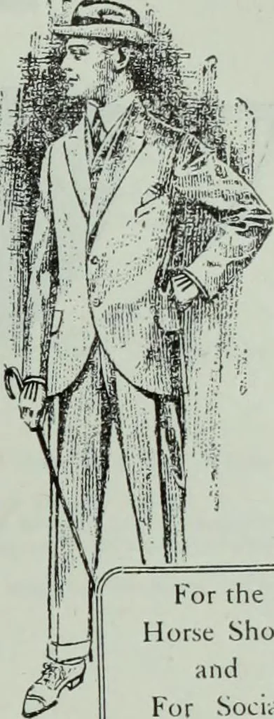 An illustration from Men's wear of Canada (January-December 1913), 1913, leaf 250